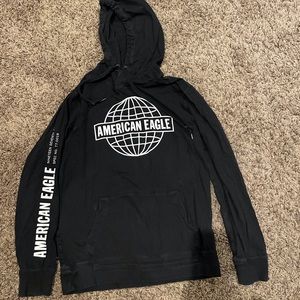 Small Men’s Black American Eagle Sweatshirt